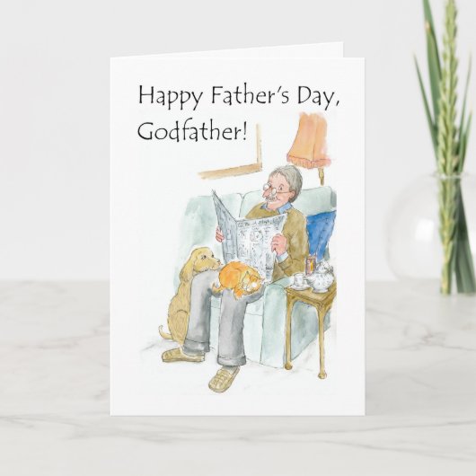 Vaderdag Kaart voor een Godfather (Voorkant)