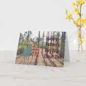 Vaderdag Kaart voor een vader die van Natuur houdt (Gele Bloem)