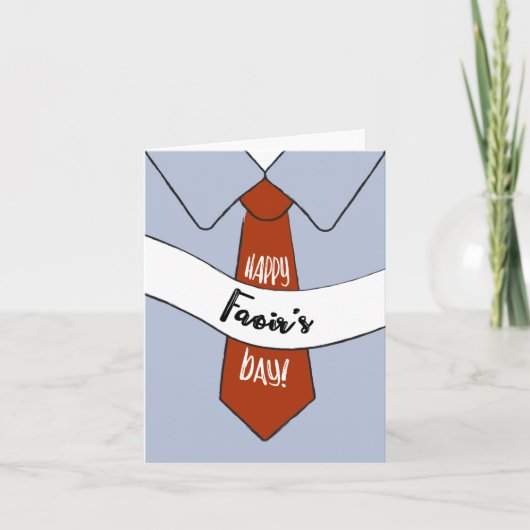 Vaderdag Kaart voor Faoir (Voorkant)