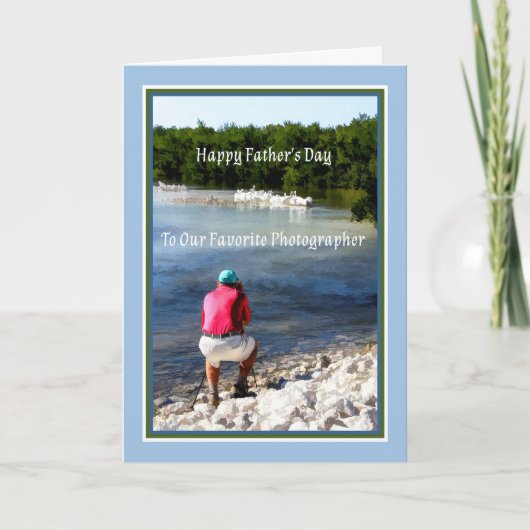 Vaderdag Kaart voor fotograaf (Voorkant)