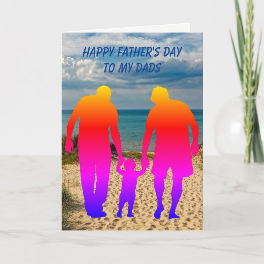 Vaderdag Kaart voor Gay Dads (Voorkant)