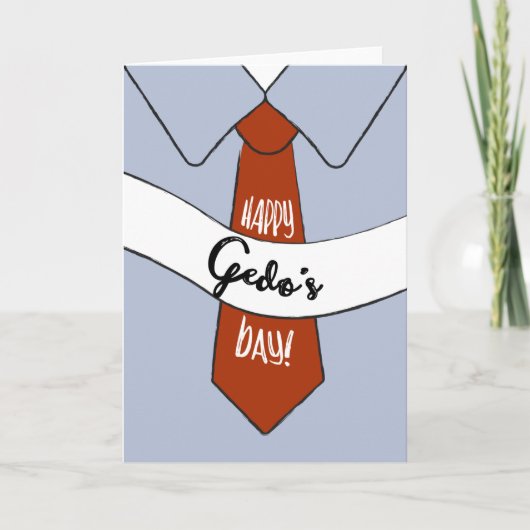 Vaderdag Kaart voor Gedo (Voorkant)