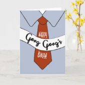 Vaderdag Kaart voor Gong Gong (Gele Bloem)