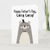 Vaderdag Kaart voor Gong Gong (Voorkant)