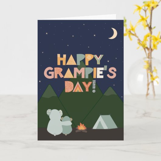 Vaderdag Kaart voor Grampie (Gele Bloem)