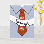 Vaderdag Kaart voor Grampy (Gele Bloem)