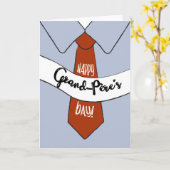 Vaderdag Kaart voor Grand-Père (Gele Bloem)