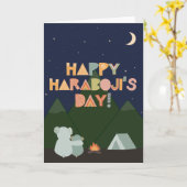 Vaderdag Kaart voor Haraboji (Gele Bloem)