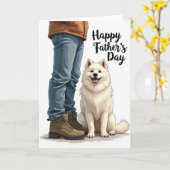Vaderdag kaart voor honden (Gele Bloem)