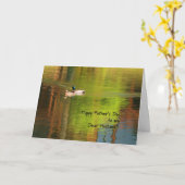 Vaderdag Kaart voor Man - Mallard Pair (Gele Bloem)