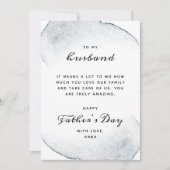 Vaderdag Kaart voor man Van Vrouw Foto (Voorkant)