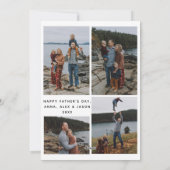 Vaderdag Kaart voor man Van Vrouw Foto (Achterkant)