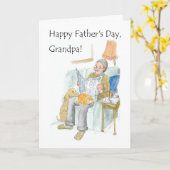 Vaderdag Kaart voor opa (Gele Bloem)