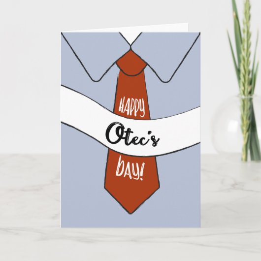 Vaderdag Kaart voor Otec (Voorkant)