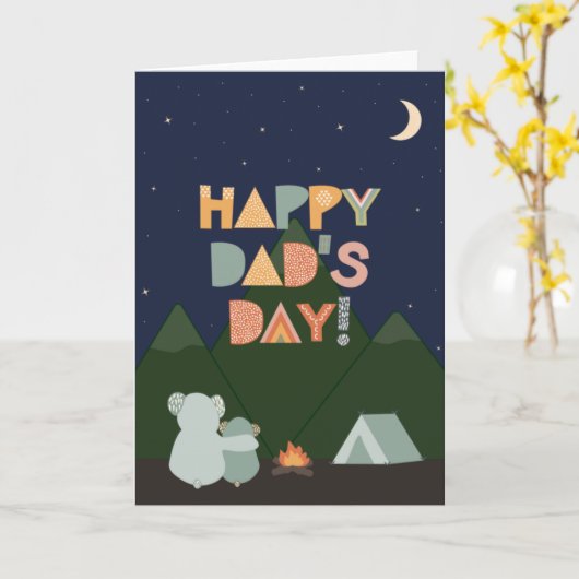 Vaderdag Kaart voor papa (Gele Bloem)