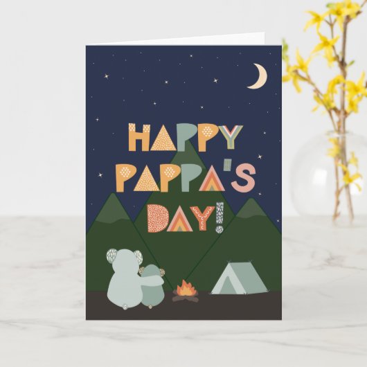 Vaderdag Kaart voor Pappa (Gele Bloem)