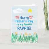 Vaderdag Kaart voor Pappie (Voorkant)