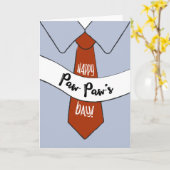 Vaderdag Kaart voor Paw Paw (Gele Bloem)
