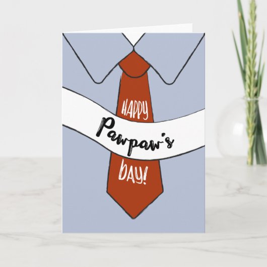Vaderdag Kaart voor Pawpaw (Voorkant)