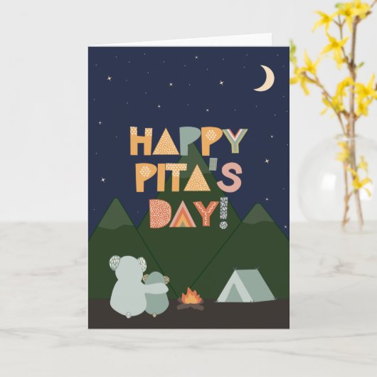 Vaderdag Kaart voor Pita (Gele Bloem)