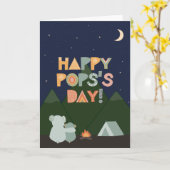 Vaderdag Kaart voor Poppen (Gele Bloem)