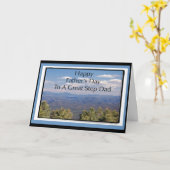 Vaderdag Kaart voor Step Dad (Gele Bloem)