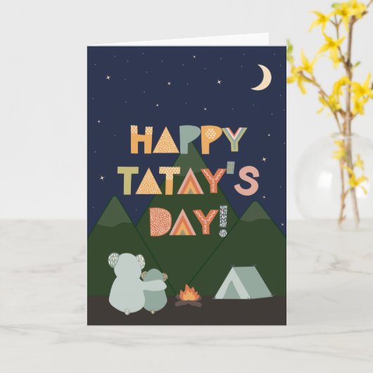 Vaderdag Kaart voor Tatay (Gele Bloem)