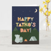 Vaderdag Kaart voor Tatko (Gele Bloem)