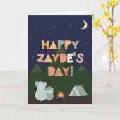 Vaderdag Kaart voor Zayde (Gele Bloem)