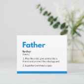 Vaderdag kaarten superhelden Superdad (Staand voorkant)