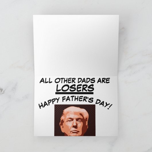 VADERDAG KAARTEN VOOR BEHANDELING DAD TRUMP (Binnen)