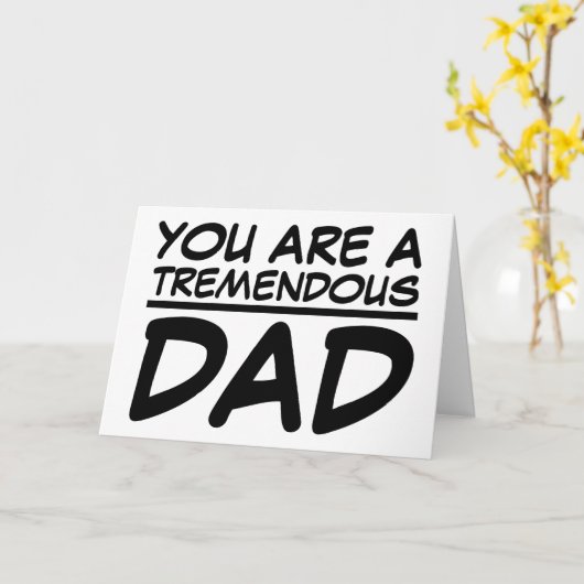 VADERDAG KAARTEN VOOR BEHANDELING DAD TRUMP (Gele Bloem)