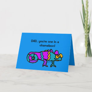 Vaderdag Kameleon Kaart