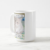 Vaderdag Kat pap Grootste foto van beste ooit Koffiemok (Voorkant links)
