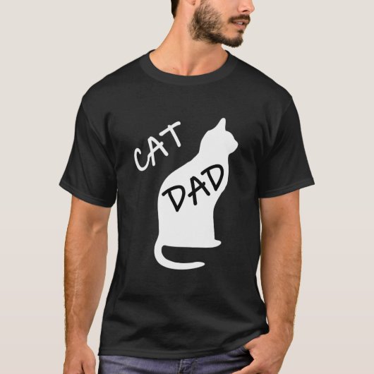 Vaderdag Kat Vader T-shirt (Voorkant)