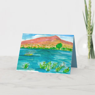 Vaderdag Kayak Mountain Lake Adventure Kaart