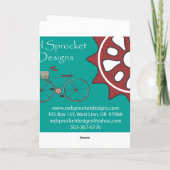 Vaderdag - Kikkers door Rode Tand Kaart (Achterkant)