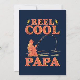 Vaderdag Kinder foto Vist papa reel cool papa Kaart