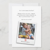 Vaderdag Kinderen Foto Coolste Pop Aller Tijden Kaart (Achterkant)