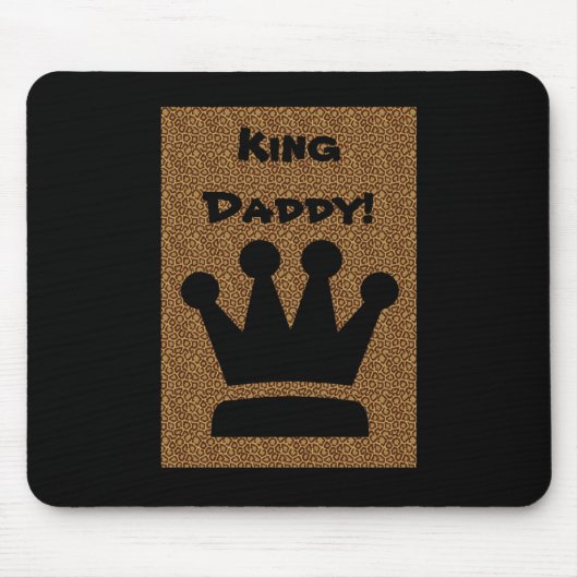 vaderdag King Dad Mousepad Muismat (Voorkant)
