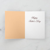 VADERDAG KITTEN MET BROWN WHITE ROSES KAART (Binnen)