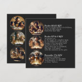 Vaderdag KJV Kaart - Psalmen en Spreuken (Voorkant / Achterkant)