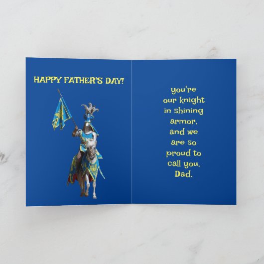 VADERDAG KNIGHT KAART (Binnen)