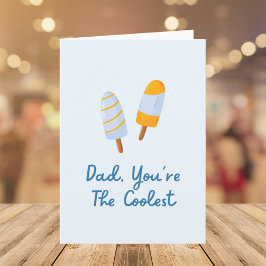 Vaderdag Koelste Papa Grappige Quote Kaart