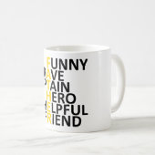 Vaderdag koffiemok – Beste papa ooit cadeau (Voorkant rechts)