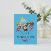 Vaderdag - Koninginnen Opvoeden Als Een Koning Briefkaart (Staand voorkant)