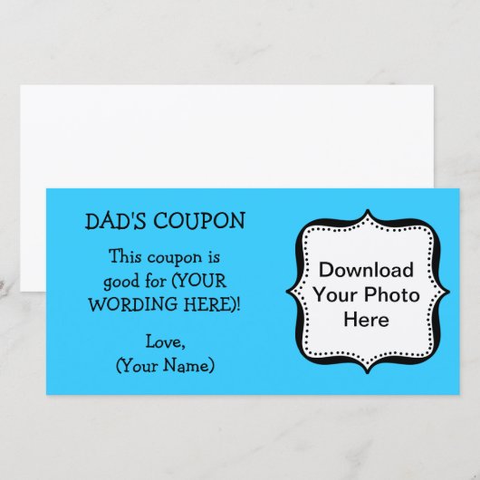 Vaderdag KOPEN VOOR DAD (Voorkant / Achterkant)