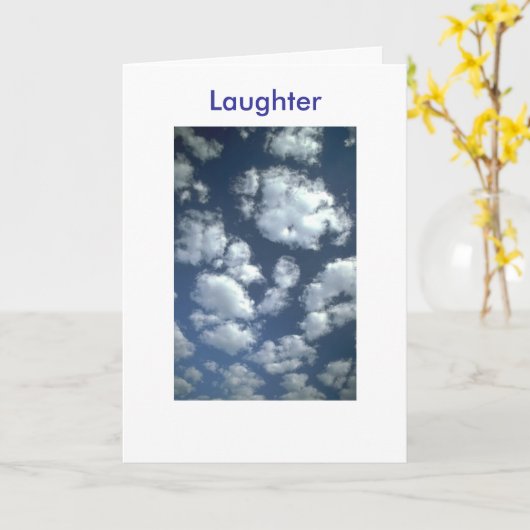 "Vaderdag" Lachen Kaart (Gele Bloem)