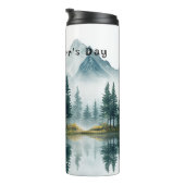 Vaderdag Landelijke Bergen Pijnbomen Thermosbeker (Geroteerd rechts)