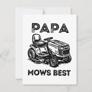 Vaderdag Lawn Trekker rijdende grasmaaier  Kaart